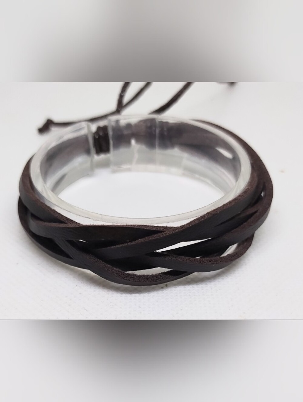Men's Bracelet Leather‎ Layered Brown Jewelry New G20